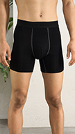 Milk Boxer Brief, Odor-free Underwear in Jet Black